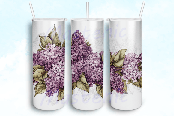 Download Floral Lilac Sublimation Design Template - Design Collection