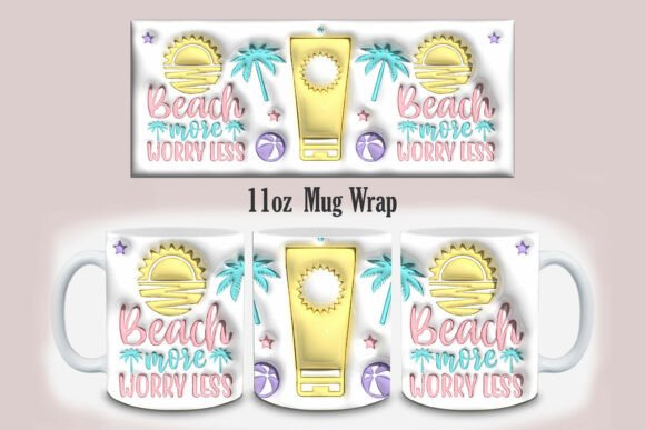 Download 3d Inflated Boho Summer Mug Design - Design Collection