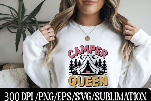 Download Camper Queen SVG PNG Graphic Design - Design Collection