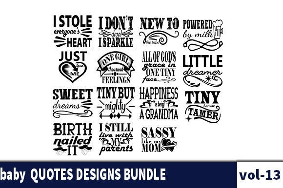 Download 15 BABY  Designs Bundle - Design Collection