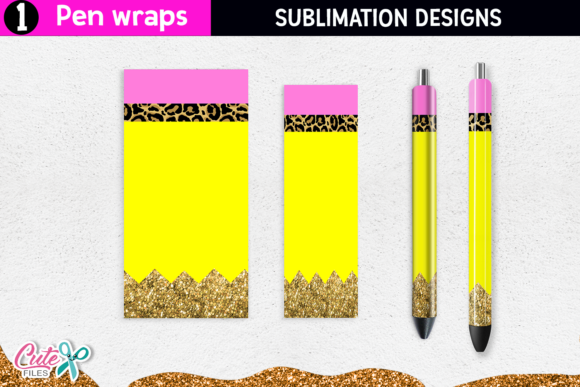 Download Leopard Pen Wraps Sublimation Designs - Design Collection