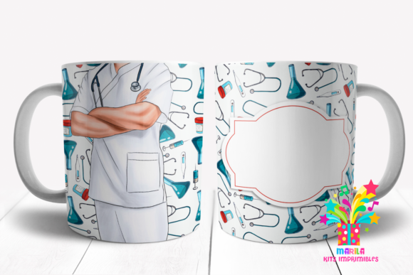 Download Male Nurse Mug Sublimation Designs #1 - Design Collection