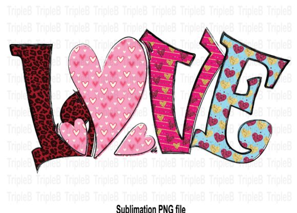 Download Love Valentine's Sublimation Designs 4 - Design Collection