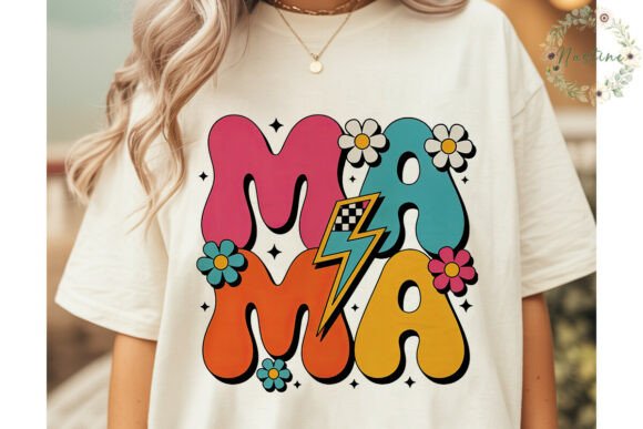 Download Retro Mama Sublimation Design - Mama Collection