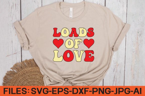 Download Loads of Love Retro SVG Design - Design Collection