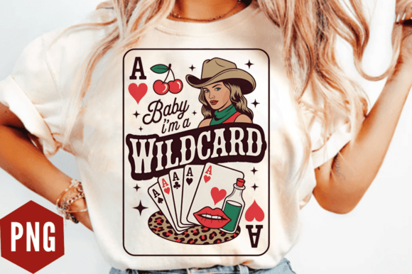 Download Wild Card Cowgirl Western PNG Design - Design Collection