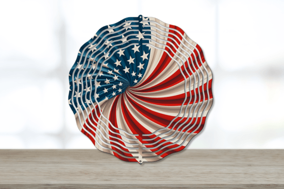 Download FREE Patriotic Wind Spinner Png Design - Design Collection