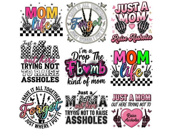 Download Funny Sarcastic Mom Life Mama Tshirt Png Bundle - Mama Collection