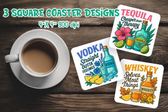 Download Alcohol Drink Coaster PNG Designs - Design Collection