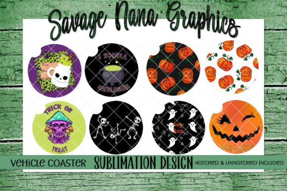 Download Halloween Car Coaster Designs - Design Collection