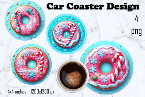 Download Christmas Cookie Car Coaster Designs - Design Collection
