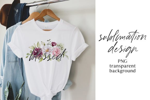 Download Sublimation T-shirt Design with Flowers. - Design Collection