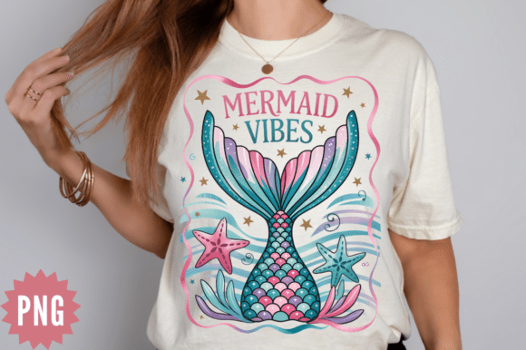 Download Mermaid Tail Summer Vibes PNG Design - Design Collection