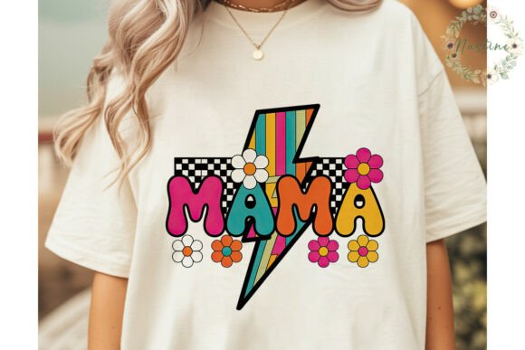 Download Retro Mama Sublimation Design - Mama Collection