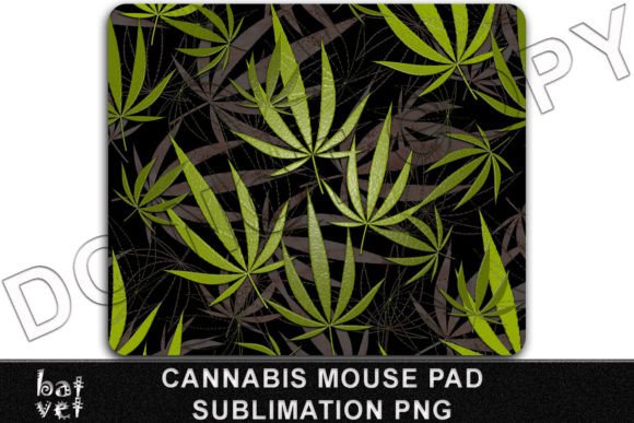 Download Cannabis Mousepad PNG | Marijuana Design - Mousepad png Collection