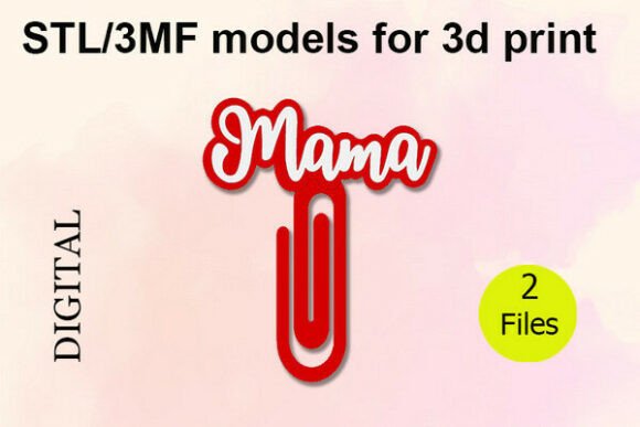 Download Paper Clips, Mama STL/3MF Files - Mama Collection