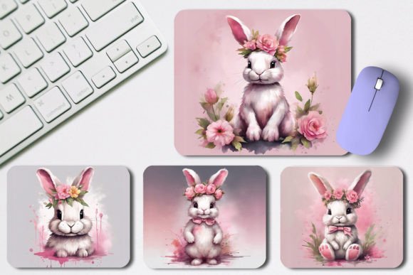 Download Cute Bunny Mousepad PNG Files - Mousepad png Collection