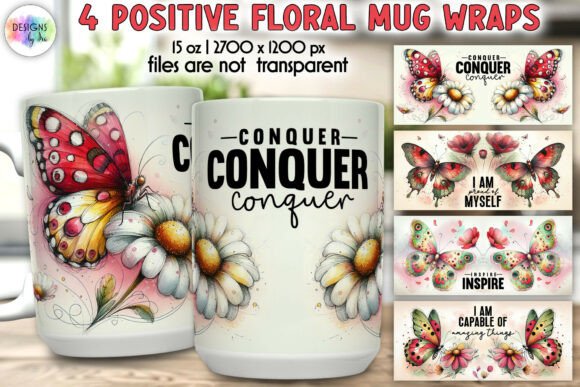 Download Inspirational Butterfly Mug Wrap Designs - Design Collection