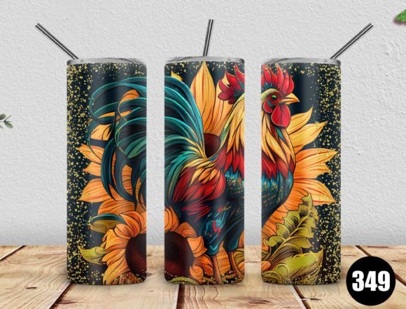Download Rooster Sunflower Sublimation Skinny - Sublimation skinny Collection