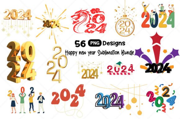 Download Happy New Year Sublimation Design - Design Collection