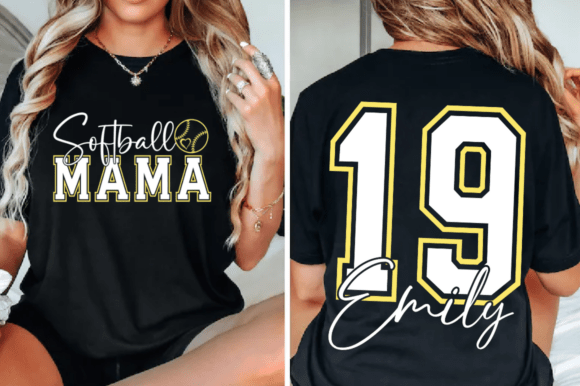Download Custom Softball Mama SVG, Sports Mom PNG - Mama Collection